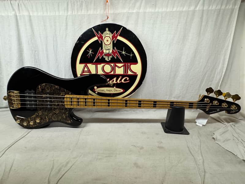 Sandberg California Ida Nielsen Signature 4-string Bass - Soft Aged Black / Birdseye Maple neck image 1
