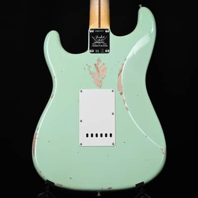 Fender Custom Shop Limited Edition Fat '54 Stratocaster Relic/ Closet Classic Hardware- Super Faded Aged Surf Green 2024 (LXX0565) image 3