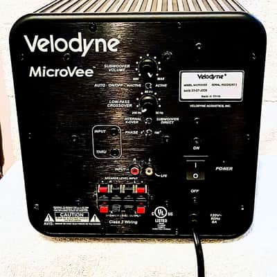 Velodyne MicroVee 1st Gen 6.5" 1000W Powered Subwoofer - Black image 3