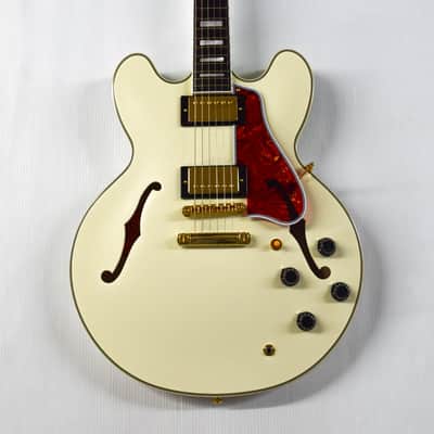 Epiphone 1959 ES-355 Inspired by Gibson - Classic White image 1