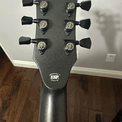 ESP E-II Viper Baritone 2016 - Present - Charcoal Metallic Satin image 9
