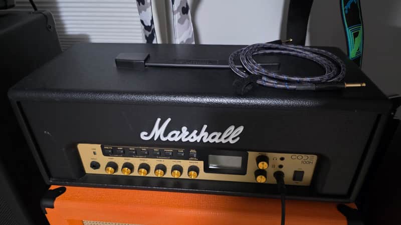 Marshall Code CODE100H 100-Watt Digital Modeling Guitar Amp Head 2016 - 2021 - Black image 1