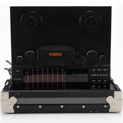 Fostex Model 80 1/4" 8-Track Reel-To-Reel Tape Machine w/ Case & Cables #51293 image 3