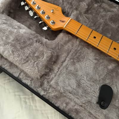 Fender American Ultra II 70th Anniversary Stratocaster with Maple Fretboard 2024 - Solar Flare image 13