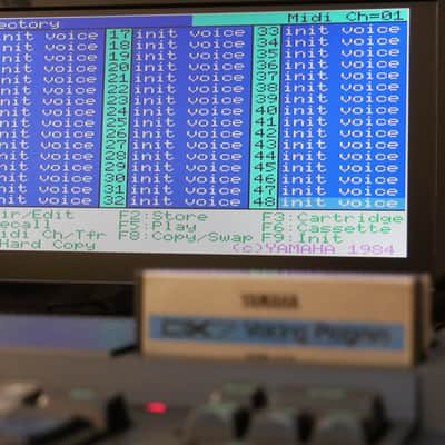Yamaha • YRM-103 w/manual • DX7 Voicing Program Cartridge for CX5M image 2
