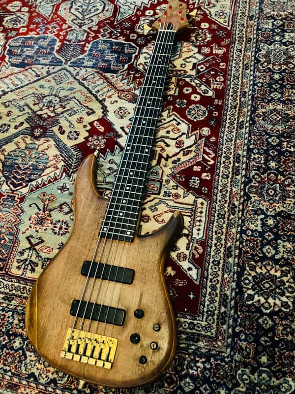 Moon 🌝 Moon CLIMB 5 STRING Early 90s Mahogany image 1