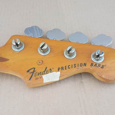 1978 FENDER PRECISION BASS MAPLE NECK FRETLESS Made in USA image 3