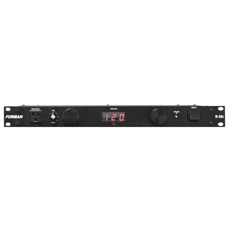 Furman M-8DX 15A 8 Outlet Power Conditioner Surge Protector w Digital Meter - Open Box Mint image 1