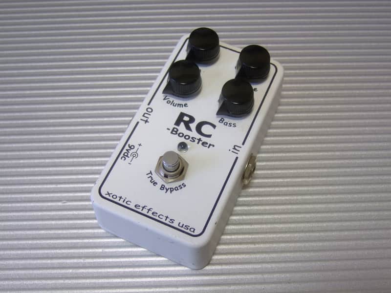 The Earliest Version Engraved Serial Xotic RC Booster | Reverb