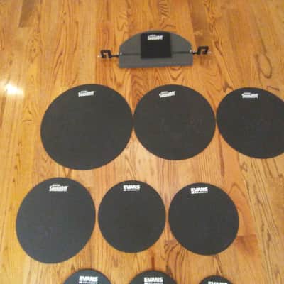 Evans Sound off 13 piece drum and cymbal muting pad set mint open box! image 3