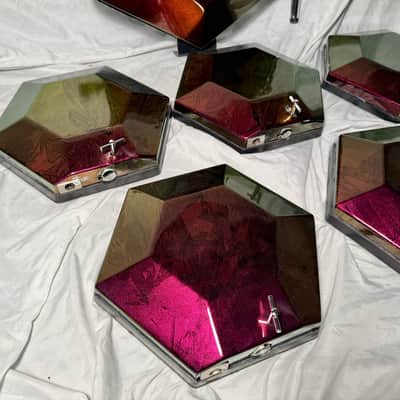 Simmons SDS-7 6 piece drum pad set custom painted image 5