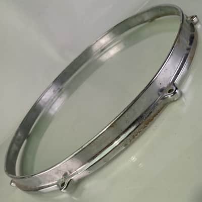 *John Grey 14" Die-Cast 8-Lug Snare Drum/Floor Tom Batter Rim/Hoop Vintage 60s* image 3