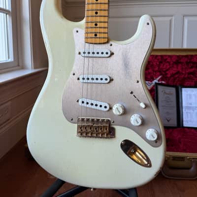2021 Fender Custom Shop ‘55 Stratocaster Relic - Aged Desert Tan image 2