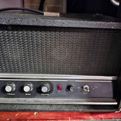 Univox 1236 100 watt tube guitar/bass head vintage 70s image 3
