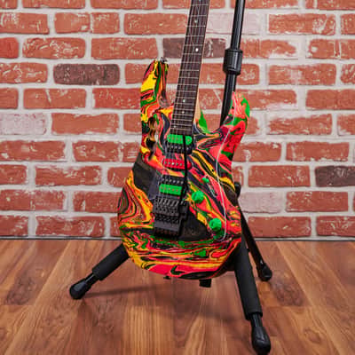Ibanez Steve Vai Signature JEM2K DNA 228 of 300 DNA Multicolor 2000 w/OHSC image 5