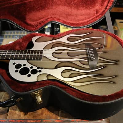 Ovation NSB778 Nikki Sixx Signature Elite Bass 2005 - 2006 - Gray Flame Top image 5