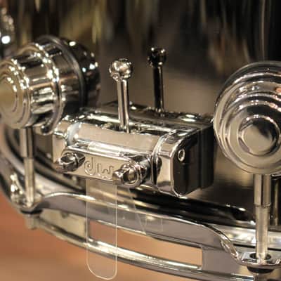 DW Collector's Series 8x14 Black Nickel Over Brass Snare Drum - New! image 4