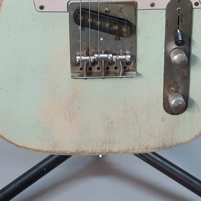 Partscaster Telecaster Relic AWESOME GUITAR! 2020s - Blue Nitro Shellac image 6