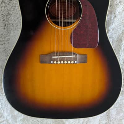 Epiphone J-45 Sloped Shoulder Dreadnought Acoustic Electric Guitar - Sunburst image 2