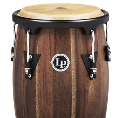 Latin Percussion LP Aspire 11 - 12" Conga Set - Oak Walnut Black w/ Stand (LPA647-SW) image 5