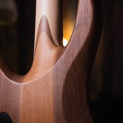 Fodera Monarch 5 Elite 38th Anniversary Zebrawood 2022 image 13
