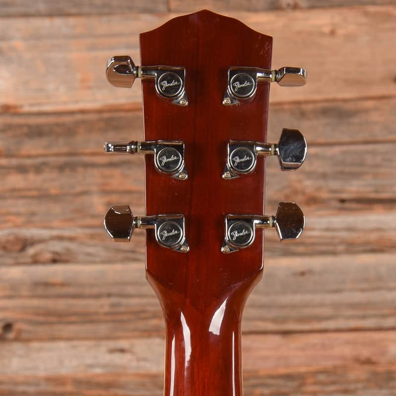 Fender FR-50CE Spruce/Mahogany Resonator Sunburst image 7