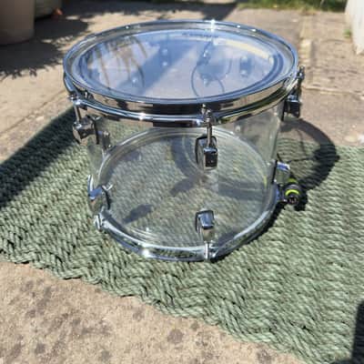 Kirchhoff Kirchhoff 12"x 9" Acrylic Arctic Tom Drum With Drumlite LED & New Evans EC2s 2017 - Acrylic image 2