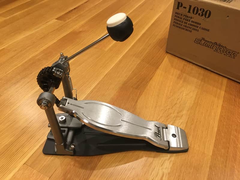 Pearl P1030 Eliminator Solo Black Chain-Drive Single Bass Drum Pedal image 1