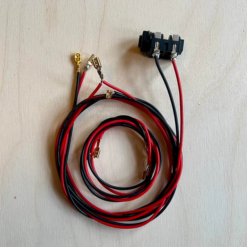 4x12 cabinet combo wiring loom and jack - speaker wire - spade connectors 4x10 4x15 image 1