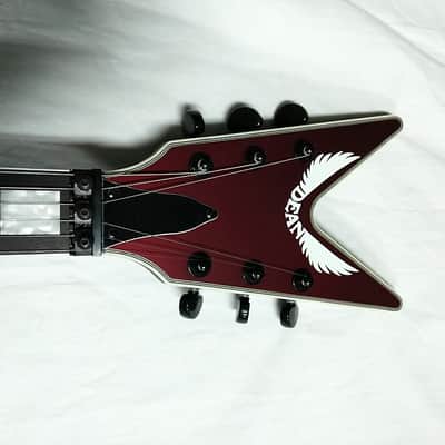 Dean V Select 24 Kahler electric GUITAR Metallic Red Satin NEW w/ Lightweight Case - Tremolo image 5
