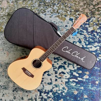 Cole Clark Studio SAN1EC-SMAH Grand Auditorium Acoustic-Electric Guitar, All Solid Euro Spruce Top, Mahogany Back and Sides SN2728 [NAMM Showcase] image 1