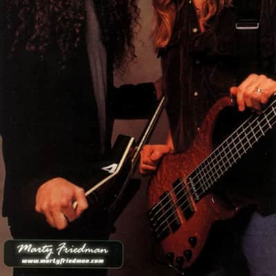 Jackson USA Custom Shop Explorer '94 ex. Marty Friedman (Megadeth era) Transblack Quilt Top image 17