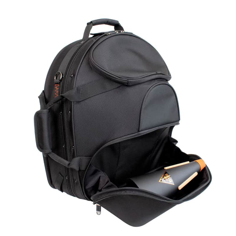 Protec Screw Bell French Horn Case - PRO PAC with Mute Compartment PB326