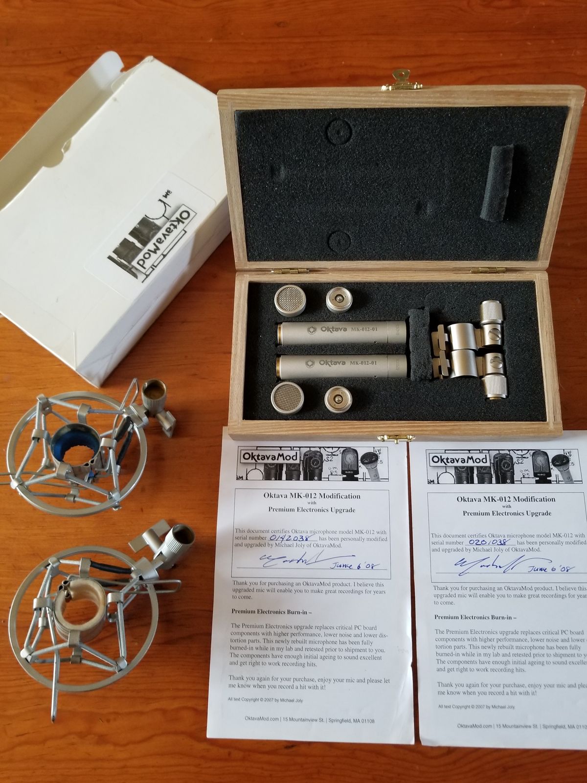 Oktava MK-012 MSP6 Multi-Capsule Condenser Microphones (Stereo