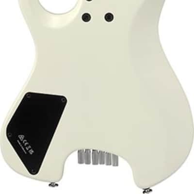 Ibanez ICHI10 Ichika Signature Headless Electric Guitar, Roasted Maple Fingerboard, Vintage White Matte image 3