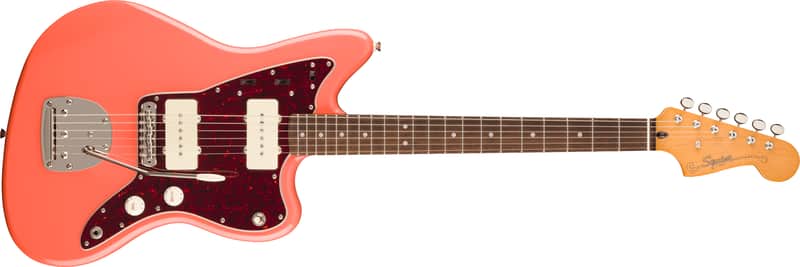Squier Classic Vibe '60s Jazzmaster Laurel FB Tortoishell Pickguard Tahitian Coral