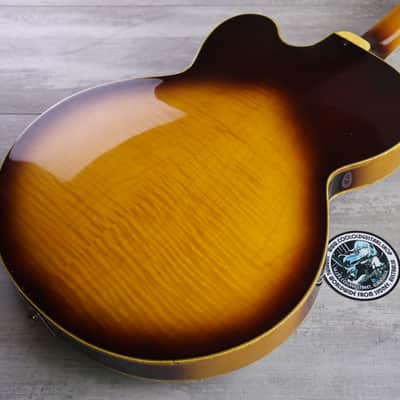 1976 Greco Japan BR-110 Byrdland Hollowbody (Brown Sunburst) image 9