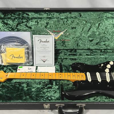 2008 Fender Custom Shop David Gilmour Stratocaster Black w/ COA image 8