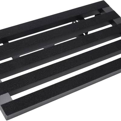 Super Light 3.3 lb Guitar Pedal Board 22" x 12.5" Aluminum Alloy Pedalboard with Power Supply Cradle (Black, APB-22BK) image 5