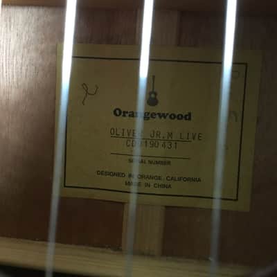 Orangewood Oliver Jr. Mahogany Live 2010s - Natural image 12