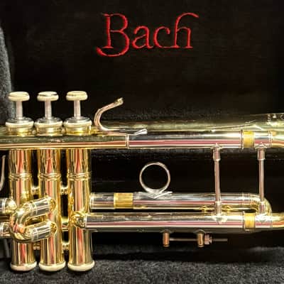 Bach Stradivarius Trumpet Model 37, Brass Finish image 1