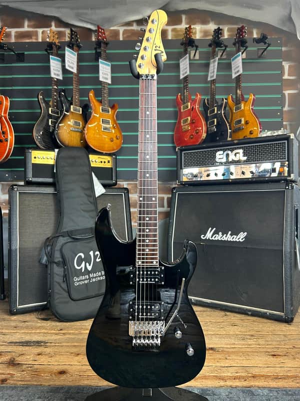 GJ2 by Grover Jackson Shredder FR Gloss Black 2015 Electric Guitar image 1