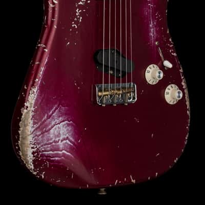 Fender Custom Shop 1966 Stratocaster SH Heavy Relic - Aged Midnight Wine #88062 image 6