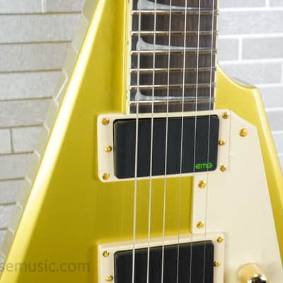 ESP LTD KH-V Kirk Hammett Signature - Metallic Gold image 3