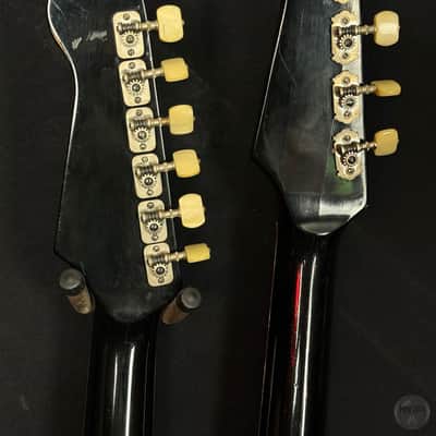 Höfner Double Neck Bass/Guitar Modell 191-1 from 1961 in sunburst with transport case image 8