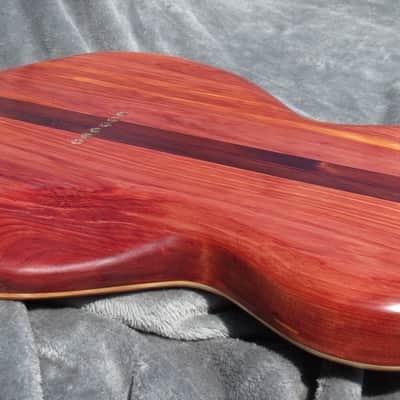 Babik Custom Telecaster Style body, Les Paul shape, Canary wood on Cedar, Light Weight, Handmade 2026 image 14