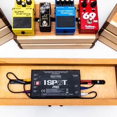 Custom made Hardwood Pedalboard Medium 450x150x50mm image 10