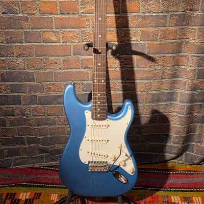 S-Style Partscaster - Aged Lake Placid Blue Body, Fender Custom Shop Neck & Bridge Pickups, Seymour Duncan SSL-1 Middle Pickup image 1