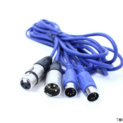 Octave Plateau Voyetra Eight Custom MIDI XLR din Cables VINTAGE SYNTH DEALER 8 image 2
