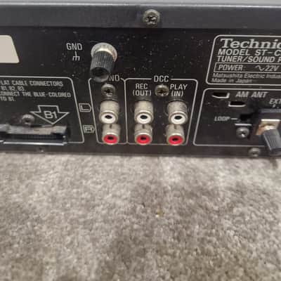 Technics ST-CH505B Tuner/Sound processor black - Spares or Repair image 7